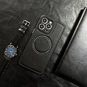 economico Cover per iPhone-telefono Custodia Per iPhone 15 14 Pro Max Plus iPhone 13 12 11 Pro Max Copertura Posteriore Magnetico Supporta la Ricarica Wireless Resistente agli urti Retrò TPU Pelle PU
