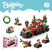 ieftine Jucării de Construit-seturi de blocuri de construcție de Crăciun kit de construcție brickheadz moș/ren/om de zăpadă/bărbat dulce set de cărămizi decorațiuni și cadouri de Crăciun pentru copii băieți fete adult