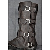 Χαμηλού Κόστους Υποδήματα-Ρετρό / Βίντατζ Μεσαίωνα Χορός μεταμφιεσμένων Γκέτες Κάλυμμα παπουτσιών Φανταχτερή Φόρεμα Ανδρικά Γιούνισεξ Πειρατής Steampunk Απόκριες Μασκάρεμα Επίδοση Πάρτι Σκηνή Ενηλίκων Κάλυμμα παπουτσιών