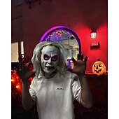 levne Masky-Zombie předvečer Všech svatých Maska Plná hlava Realistická maska Beetlejuice Strašidelný kostým Dospělé Unisex předvečer Všech svatých Karneval Výkon Párty Jednoduché Halloweenské kostýmy Oblékněte