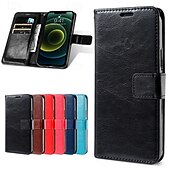 رخيصةأون جراب للهواتف الأخرى-هاتف غطاء من أجل Pixel 7 Pixel 7 Pro Pixel 6 Pixel 6 Pro غطاء خلفي مع حامل فتحة لبطاقة ضد الصدمات مكتب  /  الأعمال TPU جلد PU