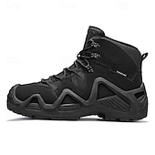 cheap Hiking Boots-Men&#039;s Waterproof Winter Hiking Boots with Fur Lining – Insulated Outdoor Snow Boots for Cold Weather