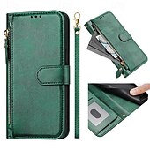 cheap iPhone Cases-Phone Case For iPhone 16 Pro Max Plus iPhone 15 Pro Max Plus iPhone 14 13 12 11 Pro Max Plus iPhone 14 Pro Max iPhone 13 12 11 Pro Max Back Cover with Stand Holder Zipper Support Wireless Charging
