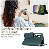 abordables Coques Samsung-téléphone Coque Pour S24 S24 Ultra Plus S24 FE S23 S22 S21 S20 Ultra Plus FE A54 A34 A14 A73 A53 A33 A23 A13 A72 A52 A32 A22 A12 A71 A51 A31 S25 Ultra Coque Arriere Avec Support fermeture Éclair avec