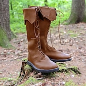 levne obuv-Středověké Renesanční Boty Pánské Unisex Keltské Pirát Steampunk předvečer Všech svatých Karneval Plesová maškaráda Večírek LARP Ren Faire Dospělé Boty