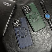economico Cover per iPhone-telefono Custodia Per iPhone 15 14 Pro Max Plus iPhone 13 12 11 Pro Max Copertura Posteriore Magnetico Supporta la Ricarica Wireless Resistente agli urti Retrò TPU Pelle PU