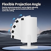 abordables Projecteurs-Mini projecteur portable m200/m5 projecteur de film hd luminosité 3000 lumens source de lumière led hd avec connexion usb commandes à bouton-poussoir idéal pour le cinéma maison et les aventures de