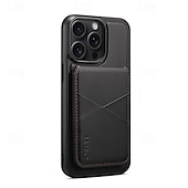 お買い得  iPhone用ケース-電話 ケース 用途 iPhone 16 Pro Max プラス iPhone 15 プロマックスプラス iPhone 14 Pro Max iPhone 14 Pro Max Plus iPhone 13 Pro Max バックカバー スタンド付き 磁石バックル ワイヤレス充電をサポート レトロ風 TPU PUレザー