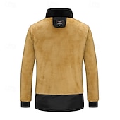 abordables Manteaux &amp; vestes-Homme Manteau d&#039;hiver Parka Poche Polyester Doublure Polaire Vacances Usage quotidien Rendez-vous Normal Mode Décontractées Confortable Chaud Automne hiver Couleur unie / unie Noir Doudoune