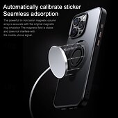 お買い得  iPhone用ケース-電話 ケース 用途 iPhone 16 Pro Max プラス iPhone 15 プロマックスプラス iPhone 14 13 12 Pro Max Plus iPhone 14 Pro Max iPhone 13 12 Pro Max バックカバー 磁石バックル ワイヤレス充電をサポート 耐衝撃 レトロ風 TPU シリコーン