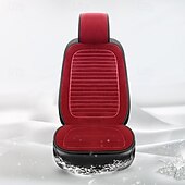 baratos Capas para bancos de automóveis-almofada de assento de carro aquecimento vibrador carro casa escritório lombar pescoço universal auto capa de assento dianteiro protetor aquecer no inverno