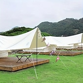 abordables Herramientas de camping, mosquetones y cuerdas-20 clips de montaje superiores para carpas a prueba de viento para acampar al aire libre