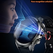 baratos Smartwatch-696 H19 Relógio inteligente 1.95 polegada Relógio inteligente Bluetooth Podômetro Aviso de Chamada Monitor de Sono Compatível com Android iOS Masculino satélite Chamadas com Mão Livre Câmera IP 67