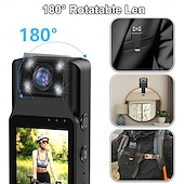 cheap Digital Camera-Action Camera Portable Rechargeable Recording Image and Video Function WiFi Mini 2.0MP CMOS 4K 128 GB Street