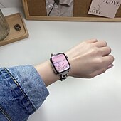 economico Cinturini per Apple Watch-Solo Loop Compatibile con Cinturino dell&#039;Apple Watch 38mm 40mm 41mm 42mm 44mm 45mm 49mm Da donna Regolabili Acciaio inossidabile Tessuto Cinturino di ricambio per iwatch Ultra 2 Series 9 8 7 SE 6 5 4