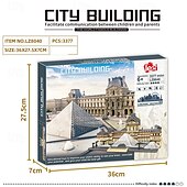 رخيصةأون ألعاب التركيب-أحجار البناء معماري 3377 pcs متوافق ABS + PC ليجوينج إبداعي ضغط اللعب التفاعل بين الوالدين والطفل للطفل ألعاب هدية