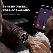 baratos Pulseiras Inteligentes-696 ZM34 Relógio inteligente 1.39 polegada Pulseira inteligente Bluetooth Podômetro Aviso de Chamada Monitor de Sono Compatível com Android iOS Feminino Masculino Chamadas com Mão Livre IP 67 Caixa