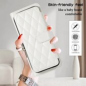 お買い得  サムスン用ケース-電話 ケース 用途 Zフリップ6 Z Flip 5 Z Flip 4 Z Flip 3 バックカバー スタンド付き ジッパ－ ストラップ付き レトロ風 TPU PUレザー