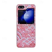 お買い得  サムスン用ケース-電話 ケース 用途 Zフリップ6 Z Flip 5 Z Flip 4 バックカバー スタンド付き 耐衝撃 レトロ風 繊維 PC