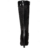 baratos Calçado-Rococó Barroco Vitoriano Sapatos Botas Longas Salto Alto Mulheres Dia Das Bruxas Carnaval Baile de Máscaras Espetáculo Festa / Noite Mascarilha Adulto Sapatos