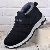 preiswerte Winter- und Schneestiefel-wasserdichte Winter-Wanderstiefel für Herren – rutschfeste Sohle, warmes Kunstfellfutter und Klettverschluss