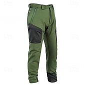 preiswerte Cargohosen-Herren Cargohose Cargohosen Fleecehosen Softshellhosen Cargohosen Schneehose Tasche Farbblock Glatt Wasserdicht tragbar In voller Länge Sports Outdoor Täglich Klassicher Stil Casual / sportlich