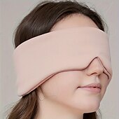 cheap Home Wear-1pc Dual-use Double-sided Eye Mask, Blackout Sleep Eye Mask, Nap Viscose Eye Mask, Soundproof Anti-noise Simple Solid Color