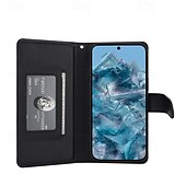 رخيصةأون جراب للهواتف الأخرى-هاتف غطاء من أجل بكسل 9 برو بيكسل 9 برو اكس ال Pixel 8 Pro Pixel 8 بكسل 9 Pixel 7 Pixel 7 Pro Pixel 6 Pixel 6 Pro غطاء خلفي مع حامل مع رباط المعصم فتحة لبطاقة مكتب  /  الأعمال TPU جلد PU