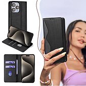 abordables Carcasas iPhone-teléfono Funda Para iPhone 16 Pro Max Plus iPhone 15 Pro Max Plus iPhone 14 13 12 11 Pro Max Plus iPhone 14 Pro Max iPhone 13 12 11 Pro Max Funda Trasera con Soporte Magnética Ranura para tarjetas