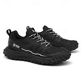 baratos Ténis para Homem-tênis de corrida de trilha bege masculino - tênis esportivos leves com sola antiderrapante para caminhadas e aventuras ao ar livre