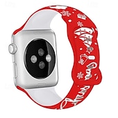 baratos Pulseiras de Apple Watch-Loop Solo Compatível com Pulseira Apple Watch 38mm 40mm 41mm 42mm 44mm 45mm 49mm Fofo Ajustável Silicone pulseira de substituição para iwatch Ultra 2 Series 9 8 7 SE 6 5 4 3 2 1