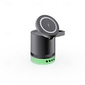 זול מטענים אלחוטיים-מטען אלחוטי 15 W כוח פלט 2 יציאות תחנת טעינה אלחוטית תחנת טעינה מתקפלת CE טעינה אלחוטית מהירה MagSafe מגנטי עבור תואם לכל מכשיר התומך בטעינה אלחוטית