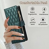 Недорогие Чехлы для Samsung-телефон Кейс для Назначение Z-сгиб 6 Z Fold 5 Z Fold 4 Z Fold 3 Кейс на заднюю панель со стендом Молния с ремешком Ретро ТПУ Кожа PU