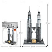 preiswerte Bau-Spielzeug-Mikro-Miniblöcke, Taj Mahal-Gebäude und Architektur-Modellbau-Set, Weihnachtsspielzeug, Geschenke für Kinder und Erwachsene