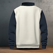 abordables Sudaderas Étnicas Vintage-Año Nuevo Hombre Ombre Sudaderas Sudadera Manga Larga Camisa de entrenamiento Cuello Escote Chino Moda Fresco Diario Impresión 3d Fiesta Nochevieja Deporte Impresión 3D Caballero medieval Trenza