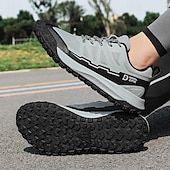 baratos Ténis para Homem-tênis de corrida de trilha bege masculino - tênis esportivos leves com sola antiderrapante para caminhadas e aventuras ao ar livre