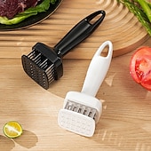 cheap Kitchen Utensils &amp; Gadgets-Meat Tenderizer Stainless Steel Meat Looser 24 Needle Automatic Spring Meat Hammer Rib Breaking Perforator Kitchen Gadgets