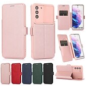 cheap Samsung Cases-Phone Case For S21 A72 A71 A51 A31 S20 Plus S20 Ultra S20 A32 A52 Flip Cover with Stand Holder Card Slot Shockproof Retro TPU PU Leather