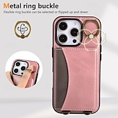 levne Pouzdra pro iPhone-telefon Carcasă Pro iPhone 16 Pro Max Plus iPhone 15 Pro Max Plus iPhone 14 13 12 11 Pro Max Plus iPhone 14 Pro Max iPhone 13 12 11 Pro Max Zadní kryt se stojánkem s poutkem na zápěstí Slot pro kartu