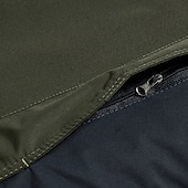 billiga Sportjacka-Herr Utomhusjacka Vinterkappa Fleece-jacka Hoodiejacka Dagligen Semester Håller värmen Vindtät Ficka Avtagbar huva Vår &amp; Höst Färgblock Mode Klassisk Huva Normal Svart Röd Kungsblå Armégrön Jacka
