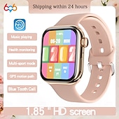 abordables Bracelets connectés-696 iW10 Montre intelligente 1.85 pouce Montre intelligente avec bracelet Bluetooth Rappel d&#039;Appel Moniteur de Sommeil Moniteur de Fréquence Cardiaque Compatible avec Android iOS Hommes Mode