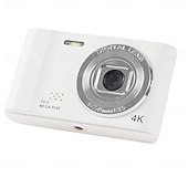 cheap Digital Camera-4K Digital Camera Point and Shoot Photography Travel Selfie Camara 2.4inch Screen Entry-Level Gift Compact Digicam Selfie Mini Retro Cam