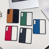 Недорогие Чехлы для Samsung-телефон Кейс для Назначение Z-сгиб 6 Z Fold 5 Z Fold 4 Z Fold 3 Кейс на заднюю панель Защита от удара Ретро ТПУ Кожа PU