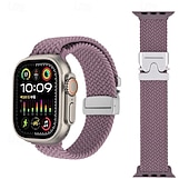 cheap Apple Watch Bands-Sport Band Compatible with Apple Watch band 38mm 40mm 41mm 42mm 44mm 45mm 49mm Braided Adjustable Fabric Strap Replacement Wristband for iwatch Ultra 2 Series 9 8 7 SE 6 5 4 3 2 1