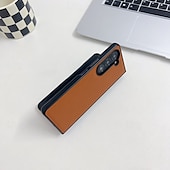 Недорогие Чехлы для Samsung-телефон Кейс для Назначение Z-сгиб 6 Z Fold 5 Z Fold 4 Z Fold 3 Кейс на заднюю панель Защита от удара Ретро ТПУ Кожа PU