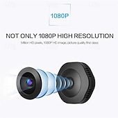 お買い得  屋内IPネットワークカメラ-h6 ミニ wifi カメラ 1080p hd ワイヤレス スマート ホーム デバイス カム 目に見えない ナイトビジョン モーション検出 リモート モニター レコーダー