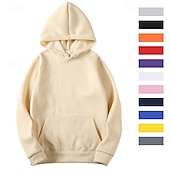 abordables Camisetas y Camisas-Hombre Sudadera Con Capucha Manga Larga Con Capucha Camiseta Al aire libre Mantiene abrigado Forro Polar Rutina de ejercicio Suave Invierno Poliéster Gris oscuro Negro Blanco Gimnasio Escalada