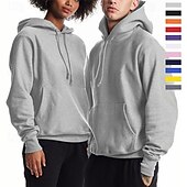 abordables Camisetas y Camisas-Hombre Sudadera Con Capucha Manga Larga Con Capucha Camiseta Al aire libre Mantiene abrigado Forro Polar Rutina de ejercicio Suave Invierno Poliéster Gris oscuro Negro Blanco Gimnasio Escalada