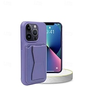 cheap iPhone Cases-Phone Case For iPhone 16 Pro Max Plus iPhone 15 Pro Max Plus iPhone 14 13 12 11 Pro Max Plus iPhone 14 Pro Max iPhone 13 12 11 Pro Max Back Cover with Stand Holder Card Slot Shockproof Retro TPU PU