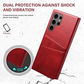 זול מארז סמסונג-טלפון מגן עבור S24 S24 Ultra Plus S23 Ultra Plus S23 S22 S22 Plus Ultra כיסוי אחורי עמיד בזעזועים רטרו TPU עור PU